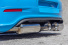Gespannter Golf GTI: Prall gefüllte Radhäuser und dicke Töpfe am babyblauen Edel-VW