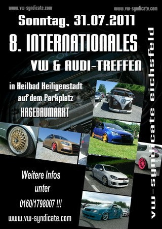 8. Internationales VW & Audi Treffen VW-$yndicate Eichsfeld 