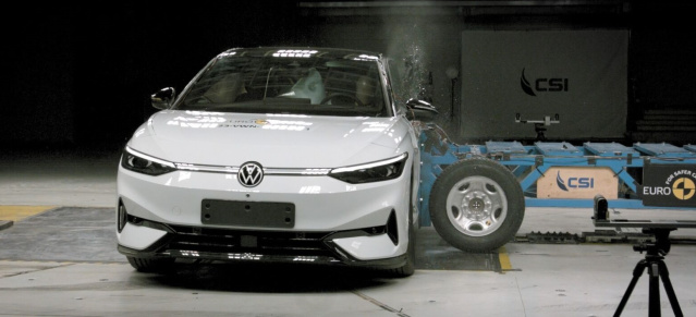 Super Ergebnis im Euro-NCAP-Crashtest: Video: Fünf Sterne für den VW ID.7