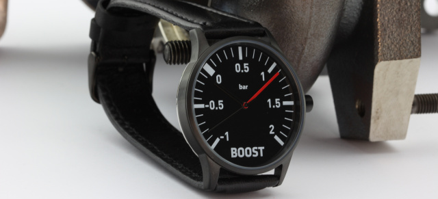Ladedruck am Handgelenk: BOOST-Watch - die Armbanduhr für Turbo-Fans