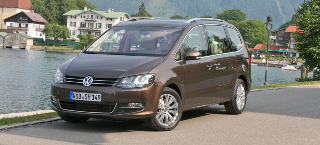 Erste Testfahrt im völlig neuen entwickelten VW Sharan (2010): Die neue Größe: VW Sharan der Modelljahr 2010