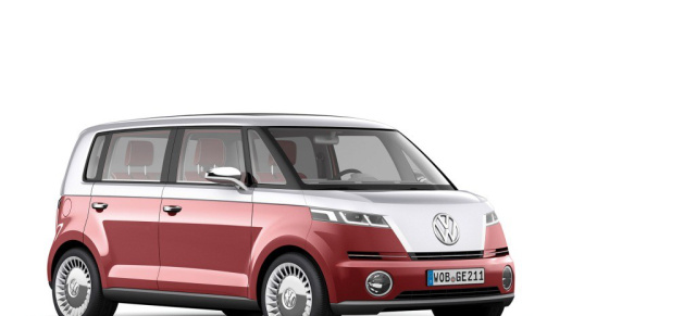 Der neue Bulli  Volkswagen Micro-Bus Studie aus Genf: 10 Jahre nach dem Microbus zeigt Volkswagen eine neue Studie, die sich am T1 anlehnt.
