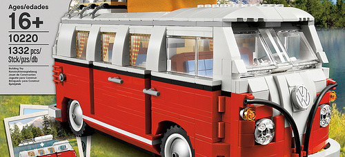 Der VW T1 Camper aus Lego-Steinen zum selbst bauen!: Lego legt Bulli Modell auf