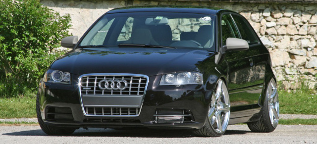 Technologie Transfer: Audi A3 8P Tuning mit Kompressor-Vortrieb und AMG-Bremsen: Das Beste aus zwei Welten: Der vielleicht erste würdige Audi RS3