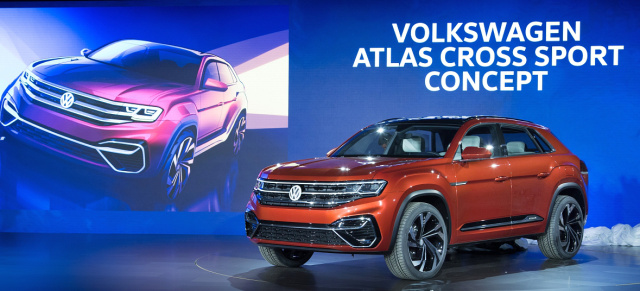 Konkreter Ausblick auf den Altlas-Fünfsitzer: 2019er VW Atlas Cross Sport  "Concept"