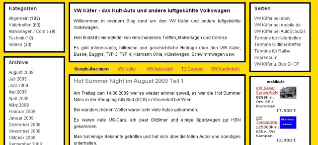 Der Käferblog: Käfer-Fan Peter Pölzlbauer blogt für den Käfer!