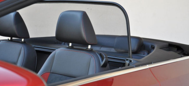 OEM-Windschott für das VW Golf VI Cabrio: Bei der Bestellung vergessen ein Kreuz zu machen? Kein Problem