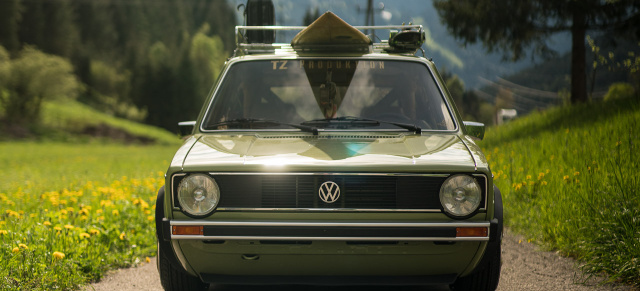 Alles aus einer Hand: Vom Umbau bis zu den Fotos machte Tobi Zotz an diesem VW Golf alles selbst