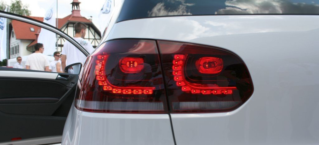 VW Golf 6 LED Rückleuchten   Bestellnummern & Preise HIER: Coolness, die Leben retten kann: Die coolen Rückleuchten vom Wörthersee Projekt Golf können nun geordert werden! 