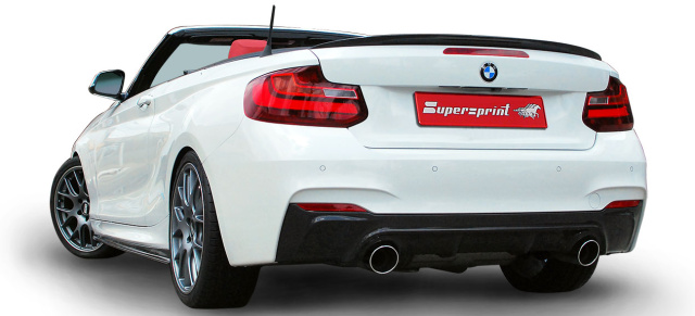 Aktuelle Neuheiten von Supersprint: Komplettes Supersprint-Programm für die BMW 2er & 4er Serie inkl. M- und X-Modelle