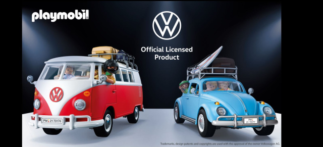 Endlich sind sie da! Volkswagen-Zuwachs im PLAYMOBIL-Fuhrpark: PLAYMOBIL-Neuheiten: VW Bulli und Käfer