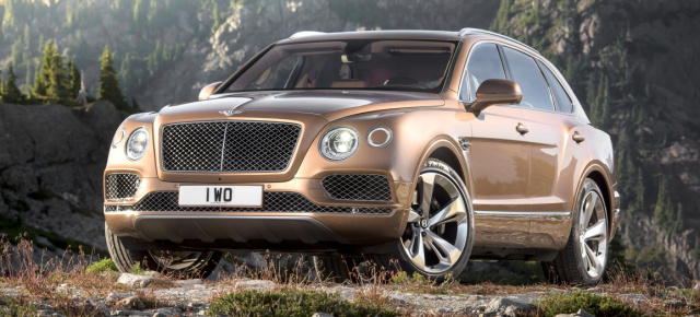 Bentleys erstes SUV ist da, der Bentayga: Hier ist das 608 PS starke SUV von Bentley