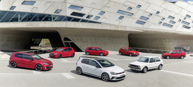 GTI-Treffen am Wörthersee 2016: Volkswagen feiert 40 Jahre GTI mit dem 310 PS starken Golf GTI Clubsport S