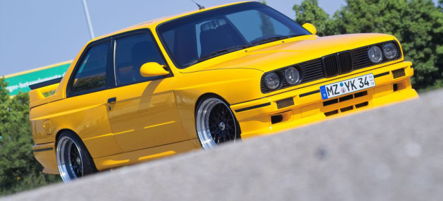 NimM 3! BMW E30 M3 - Ein schneller Klassiker: Gelb her: 88er M3 E30 zeigt Mut zur Farbe