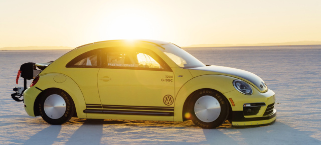 Neuer Geschwindigkeitsrekord für Volkswagen : Dieser Beetle schafft 328 km/h