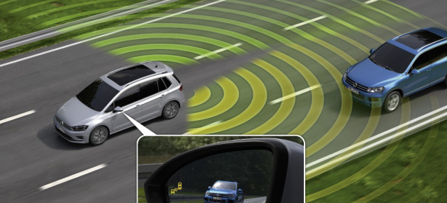 Blind Spot Detection  mehr als nur ein Totwinkel-Assistent : Neues Fahrerassistenzsystem für weitere aktuelle VW-Modelle 