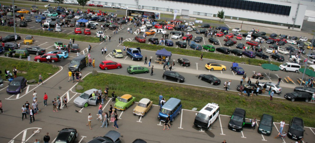 Tuning´s coming home  VW Boxenstop Zwickau 2014: Erster Boxenstop vor den Toren des VW-Werkes