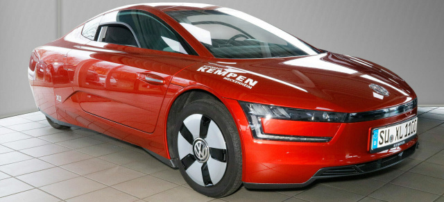 Für gnadenlose Sprit-Sparer: Zum Verkauf: Das 1-Liter-Auto "Volkswagen XL1"
