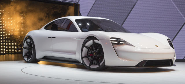 Ein Blick in die voll elektrische Zukunft: Porsche Mission E lässt den Pajun erahnen
