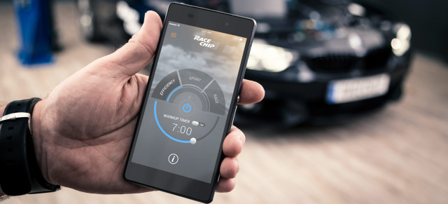RaceChip Ultimate mit Smartphone Connect Feature für immer mehr Motoren: Chiptuning mit Smartphone Steuerung von RaceChip jetzt auch für Turbobenziner von BMW und Mercedes