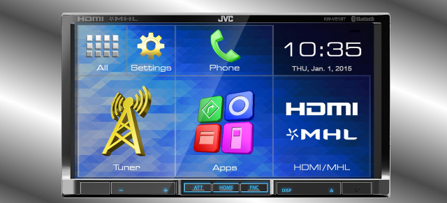 Neuer JVC Multimedia-Receiver der Spitzenklasse: Perfekte Smartphone-Integration dank HDMI/MHL-Schnittstelle