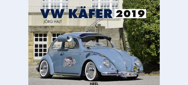 Türchen Nr. 16 | VAU-MAX Adventskalender 2018: 2 x 1 Heel-Wandkalender 2019 zum VW Käfer