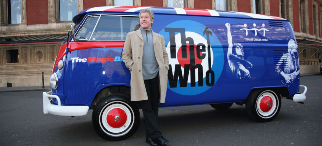 Helfen und Bulli gewinnen!:  The Who, Volkswagen Nutzfahrzeuge und Teenage Cancer Trust verlosen den VW-Kult-Bulli Magic Bus 