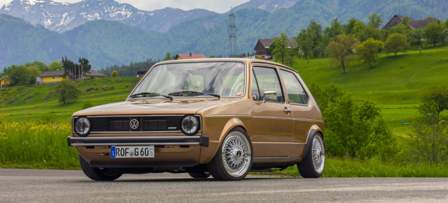 VW Golf 1 mit viel Liebe zum Detail: Weniger Show, mehr Go….