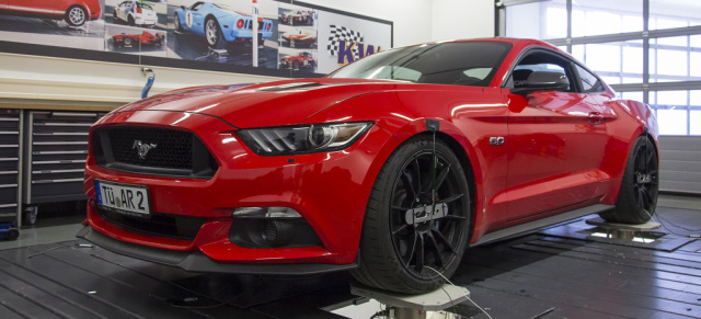 Neues Fahrwerk fürs Pony: KW Gewindefahrwerke für den neuen 2015er Ford Mustang