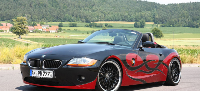 Red Flames - BMW Z4 ist Feuer und Flamme: Heiß getunter E85 Roadster