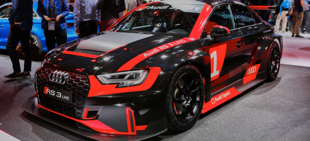 Auch Audi steigt in die TCR-Rennserie ein : Audi RS3 als TCR-Renner 