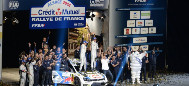 Rallye Frankreich: Historischer Sieg im Polo WRC: FIA Rallye-WM 2014