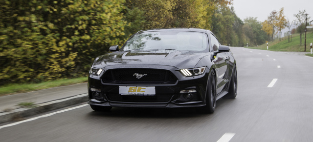 Neues Fahrwerk-Setup für Ford Mustang: ST suspensions Gewindefahrwerke für neuen Ford Mustang
