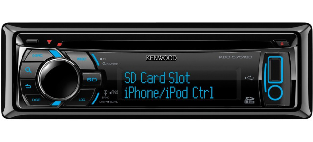Kenwood CD Autoradio für USB Stick, iPod, iPhone und SD Karte: Die Kenwood CD Receiver KDC 4751SD und 5751SD sind in Sachen Multimedia top ausgerüstet.