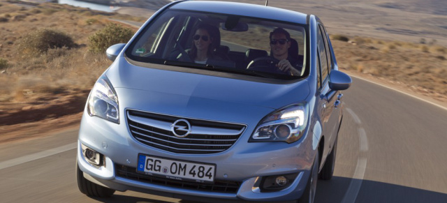 Flüsterdiesel für den Opel Meriva ab 19.150 Euro: 95 PS Diesel vervollständigt das Motorenprogramm