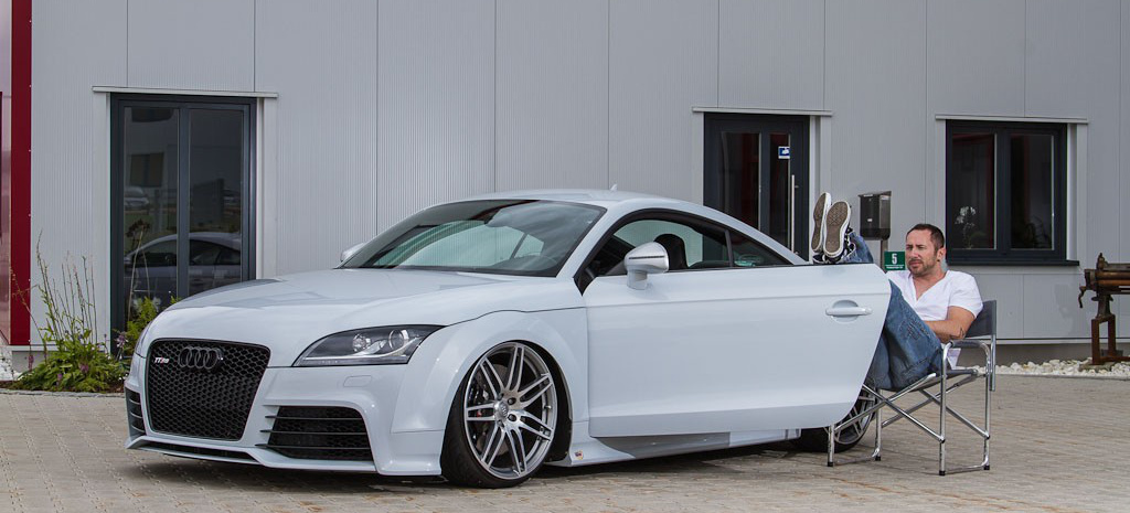 Weißer Audi chris cross superflacher audi tt rs vom golf 252 ber einen Weißer Audi chris cross superflacher audi tt rs vom golf 252 ber einen