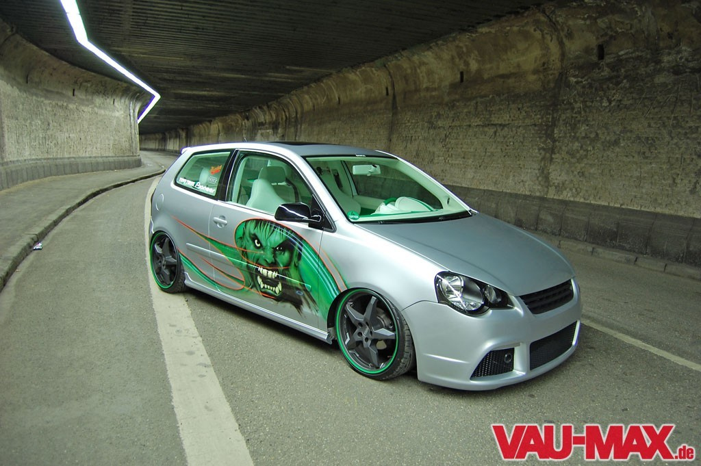 The Incredible Hulk - Polo 9N Tuning: VW Polo 9n im kräftigen