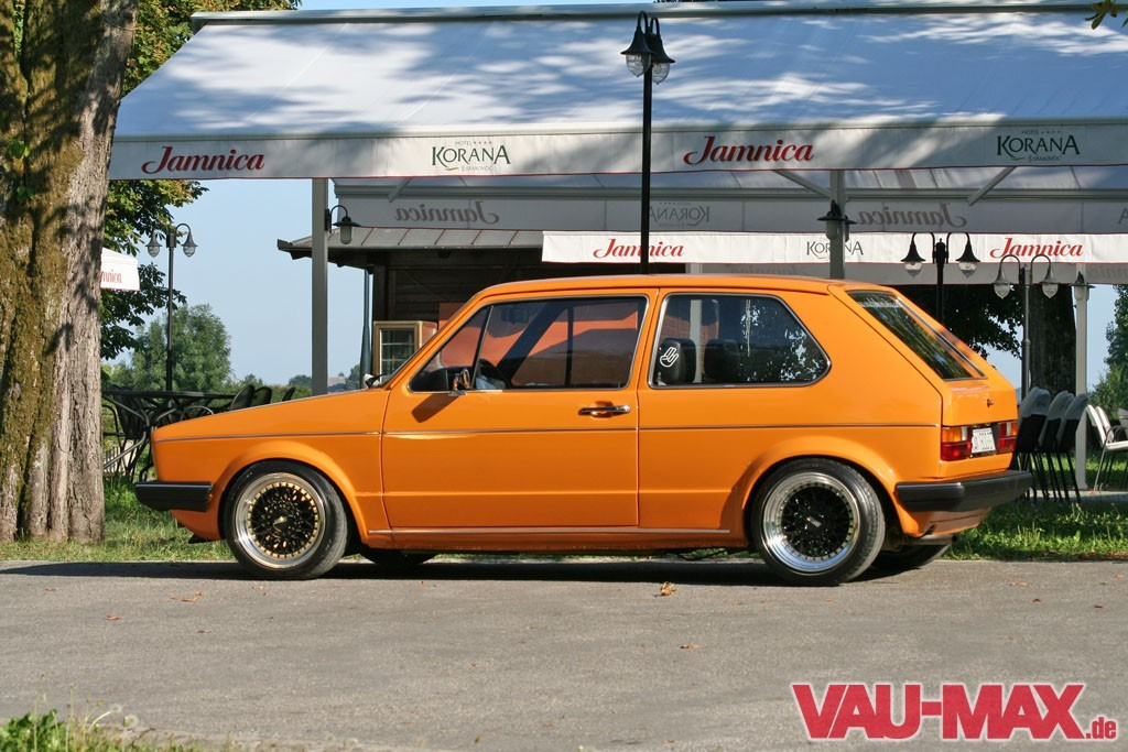 orange VW Golf V Tuning Car, Folgt meinem Auto-Blog: fahrze…