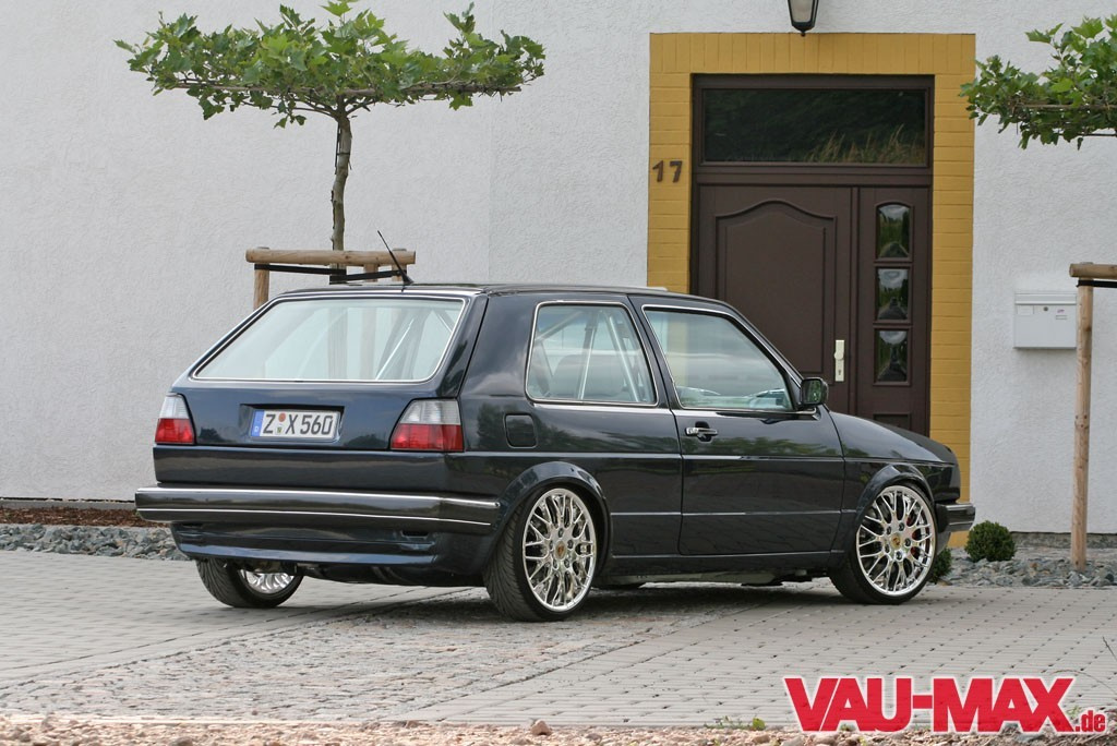 Perfekter Golf 2 G60-Turbo - Eine Klasse für sich: Verchromt, lackiert ...