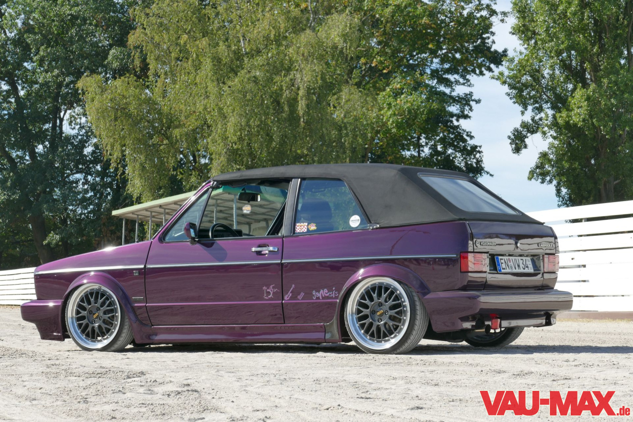 He can´t dance: Wunderschönes VW Golf 1 „Genesis“-Cabrio mit