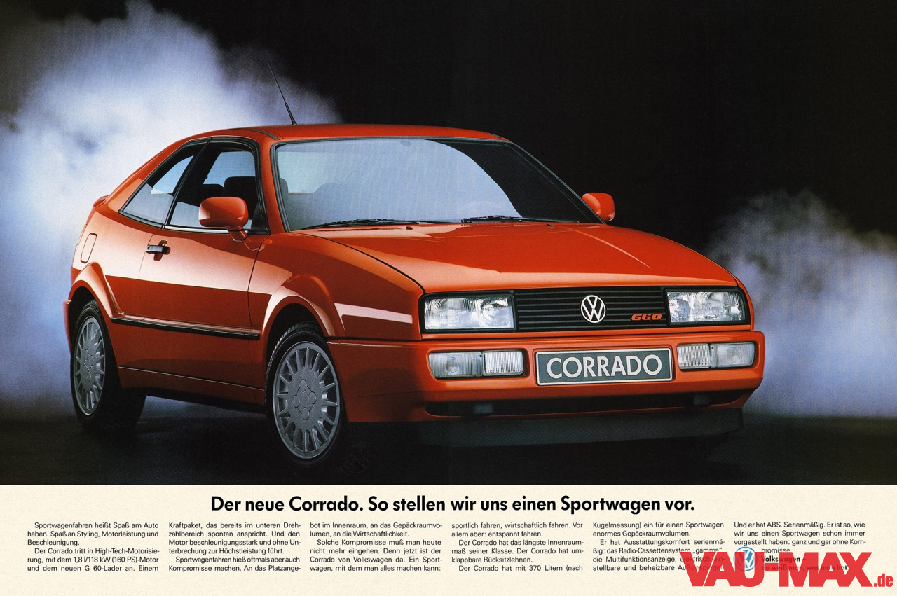 30 Jahre Vw Corrado Fotos Copyright Volkswagen Ag Klassische Bilder Zum Vw Corrado Von 19 Bis 1995 Fotostrecke Vau Max Das Kostenlose Performance Magazin