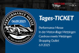 Performance Messe 2025 Motorworld Metzingen | Samstag, 6. September 2025