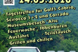 9. Versmolder Pfingstcruise für Golf1-Cabrio, Scirocco 1, Scirocco 2, Corrado | Sonntag, 24. Mai 2026