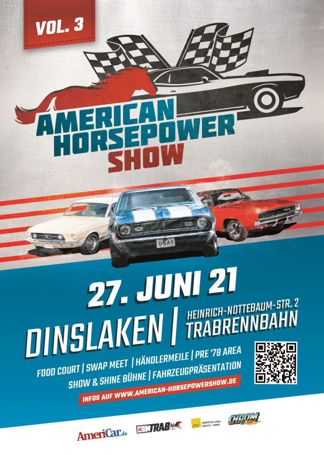 VERSCHOBEN 3. American Horsepower Show 2021