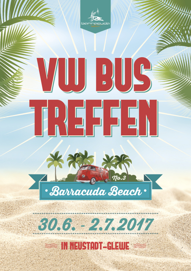 VW Bus Treffen am Barracuda Beach