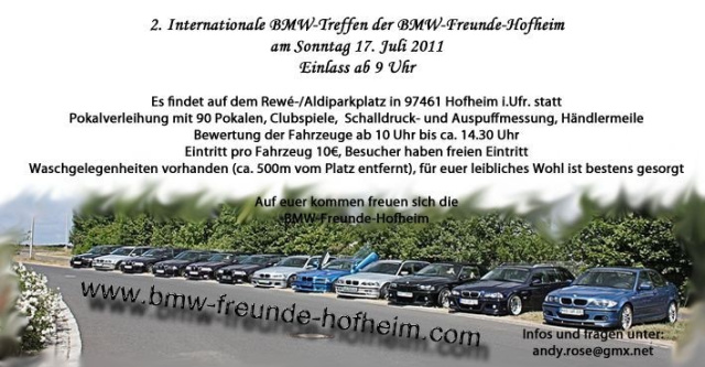 2. internationales BMW-Treffen in Hofheim