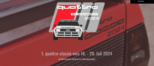 quattro classic - das quattro-Event im Westerwald