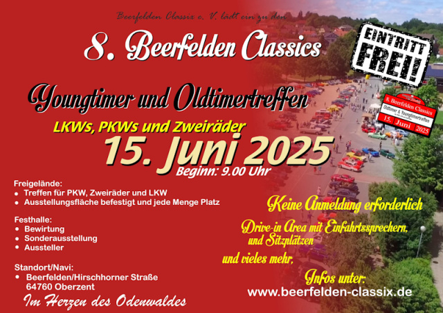8. Beerfelden Classics Youngtimer & Oldtimertreffen