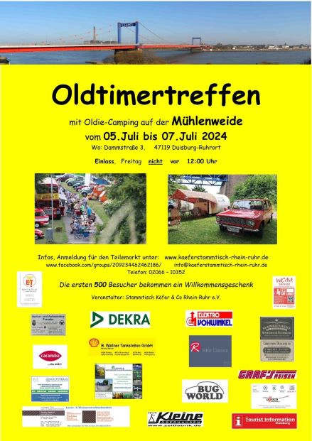 Oldtimertreffen auf der Mühlenweide