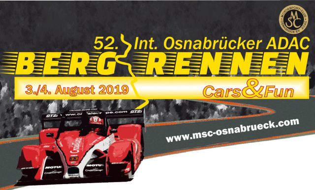 52. Int. Osnabrücker ADAC Bergrennen 3. – 4.August 2019